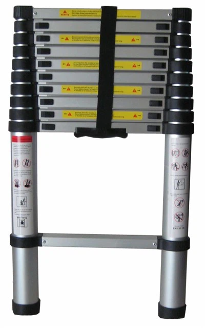 Телескопическая выдвижная лестница, сделано в Китае